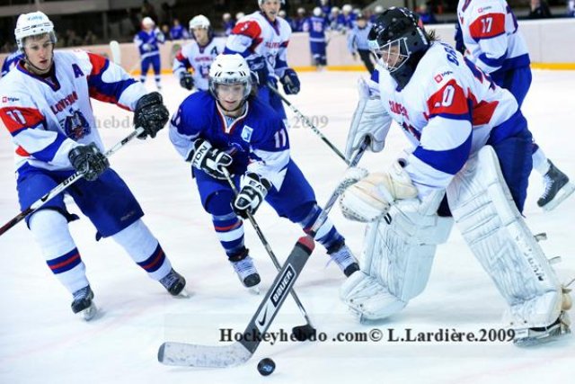 Photo hockey reportage France-Slovénie
