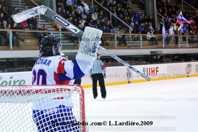 Photo hockey reportage France-Slovénie