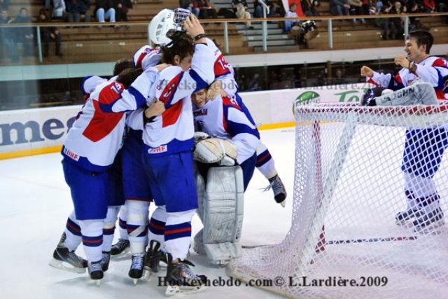 Photo hockey reportage France-Slovénie