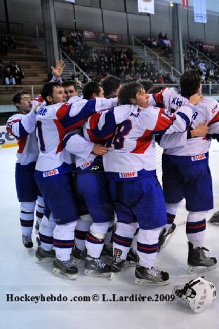 Photo hockey reportage France-Slovénie