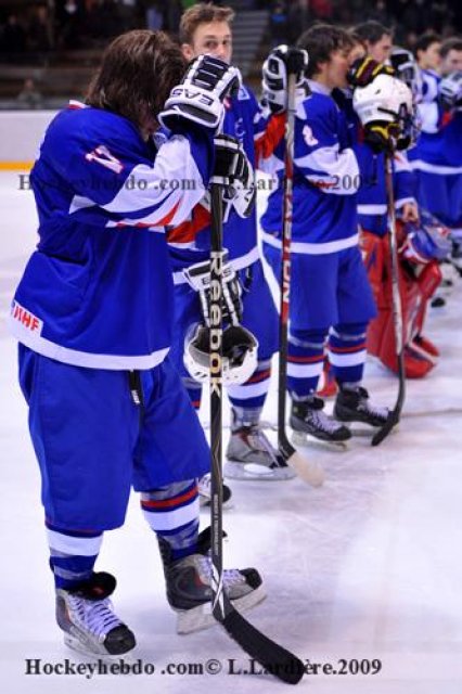Photo hockey reportage France-Slovénie