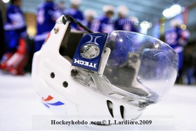 Photo hockey reportage France-Slovénie