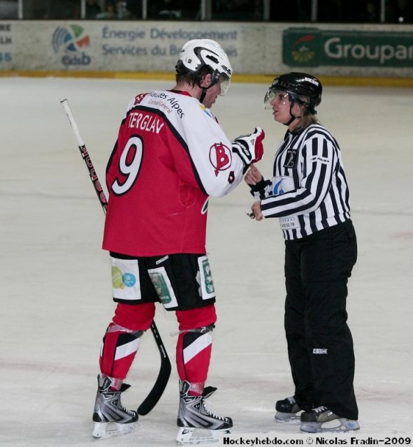 Photo hockey match Briançon  - Amiens  le 23/12/2009