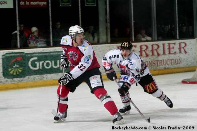 Photo hockey match Briançon  - Amiens  le 23/12/2009