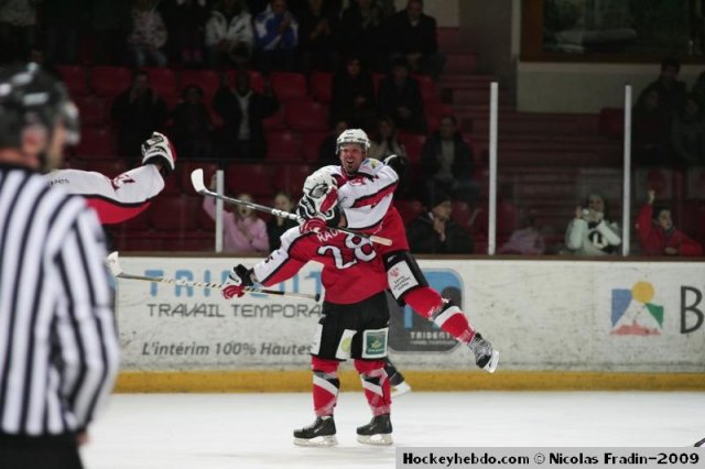 Photo hockey match Briançon  - Amiens  le 23/12/2009