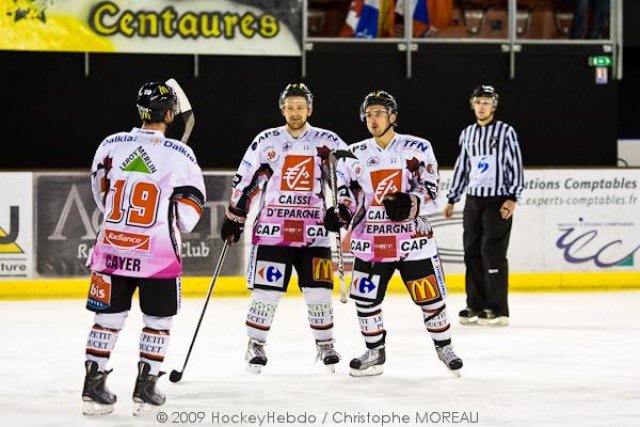 Photo hockey match Strasbourg  - Amiens  le 26/12/2009