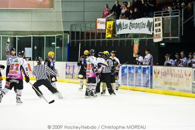 Photo hockey match Strasbourg  - Amiens  le 26/12/2009