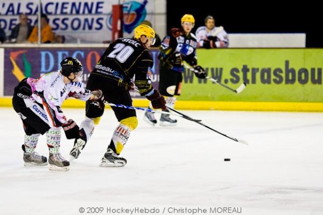 Photo hockey match Strasbourg  - Amiens  le 26/12/2009