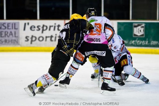 Photo hockey match Strasbourg  - Amiens  le 26/12/2009