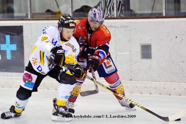 Photo hockey match Grenoble  - Rouen le 29/12/2009