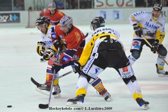 Photo hockey match Grenoble  - Rouen le 29/12/2009