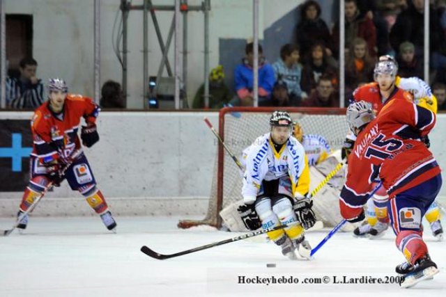 Photo hockey match Grenoble  - Rouen le 29/12/2009