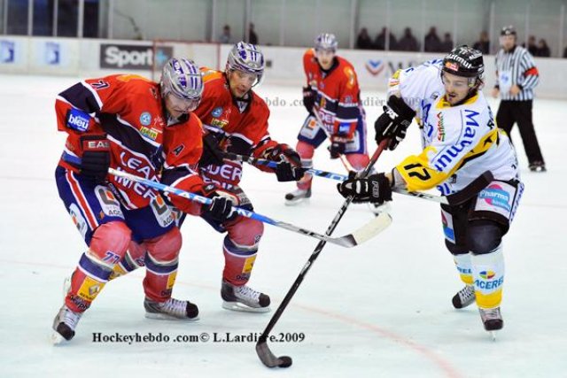 Photo hockey match Grenoble  - Rouen le 29/12/2009