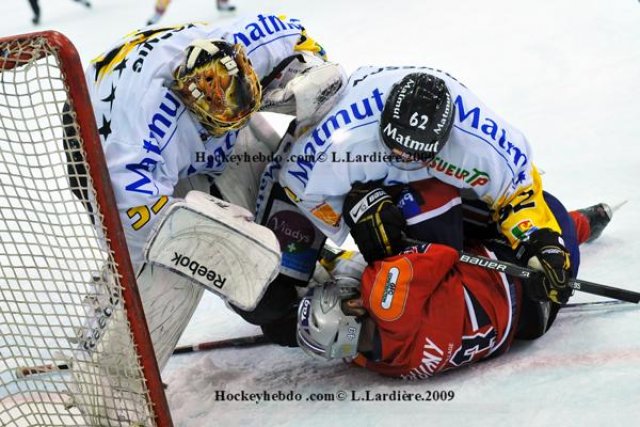 Photo hockey match Grenoble  - Rouen le 29/12/2009