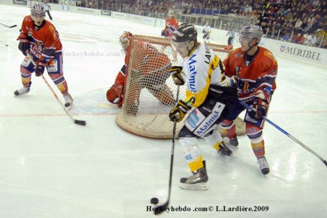 Photo hockey match Grenoble  - Rouen le 29/12/2009
