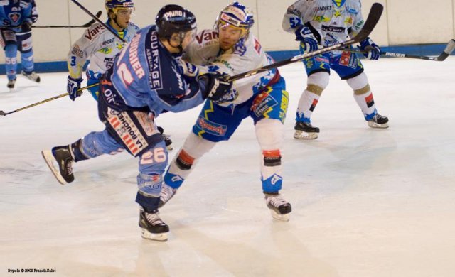 Photo hockey match Angers  - Gap  le 29/12/2009