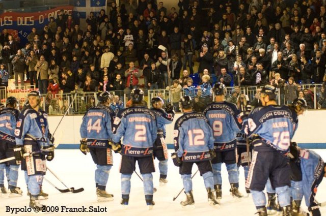 Photo hockey match Angers  - Gap  le 29/12/2009