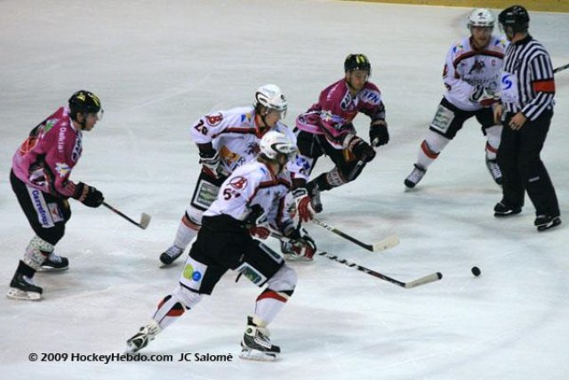 Photo hockey match Amiens  - Briançon  le 29/12/2009