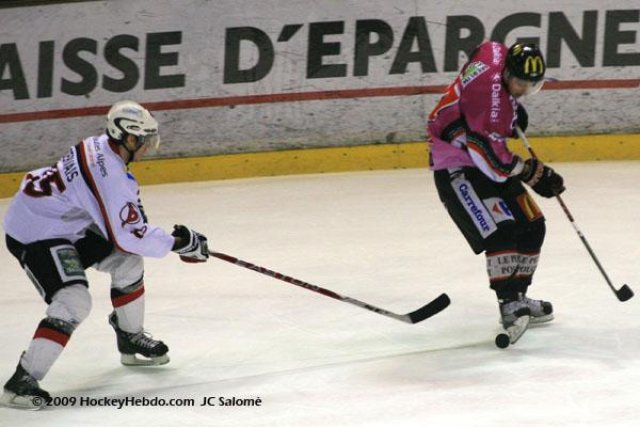 Photo hockey match Amiens  - Briançon  le 29/12/2009