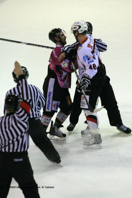 Photo hockey match Amiens  - Briançon  le 29/12/2009