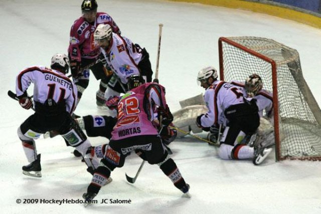Photo hockey match Amiens  - Briançon  le 29/12/2009
