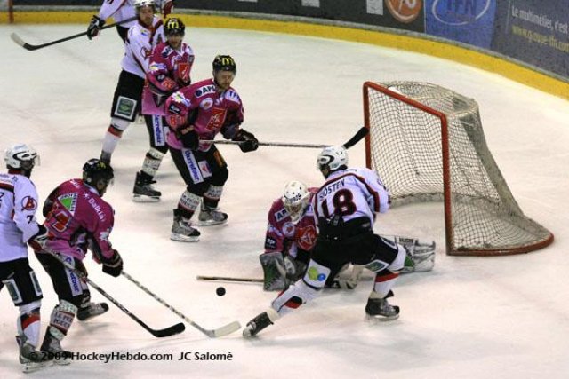 Photo hockey match Amiens  - Briançon  le 29/12/2009