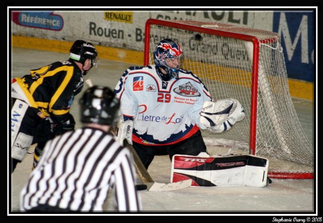 Photo hockey match Rouen - Angers  le 19/03/2008
