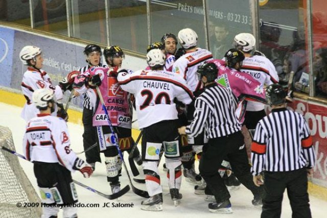 Photo hockey match Amiens  - Briançon  le 29/12/2009