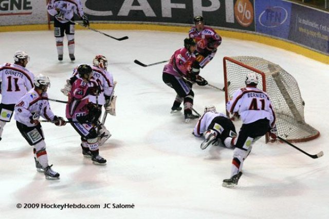 Photo hockey match Amiens  - Briançon  le 29/12/2009