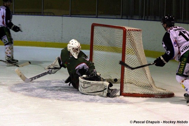 Photo hockey match Cergy-Pontoise - Caen  le 02/01/2010