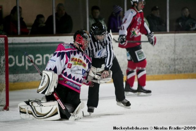 Photo hockey match Briançon  - Epinal  le 02/01/2010