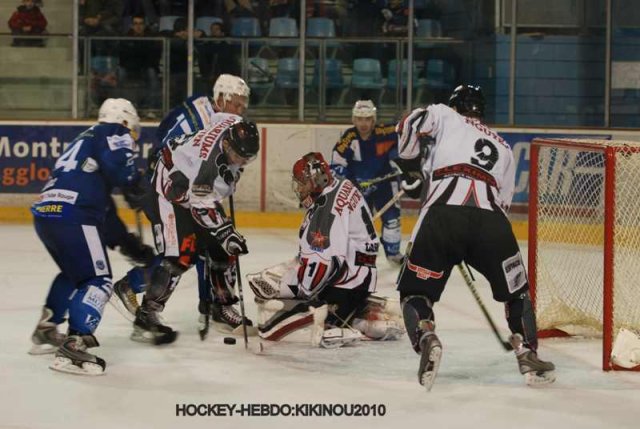 Photo hockey match Montpellier  - Mulhouse le 02/01/2010
