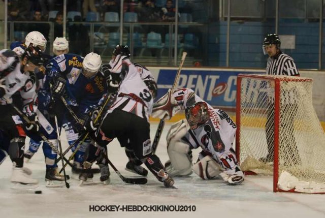 Photo hockey match Montpellier  - Mulhouse le 02/01/2010