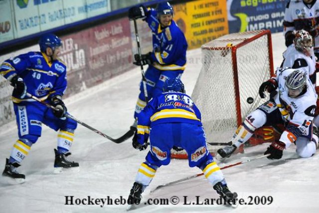 Photo hockey match Villard-de-Lans - Grenoble  le 02/01/2010