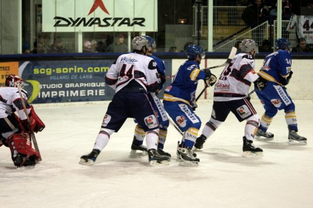 Photo hockey match Villard-de-Lans - Grenoble  le 02/01/2010