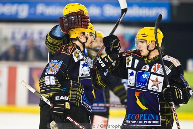 Photo hockey match Strasbourg  - Angers  le 02/01/2010
