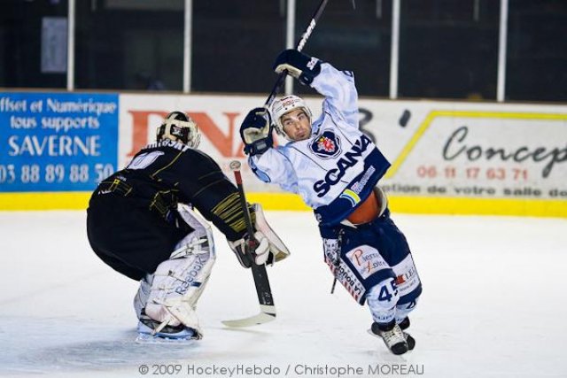 Photo hockey match Strasbourg  - Angers  le 02/01/2010