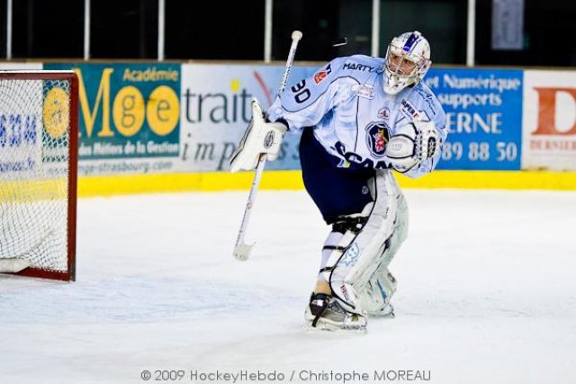Photo hockey match Strasbourg  - Angers  le 02/01/2010