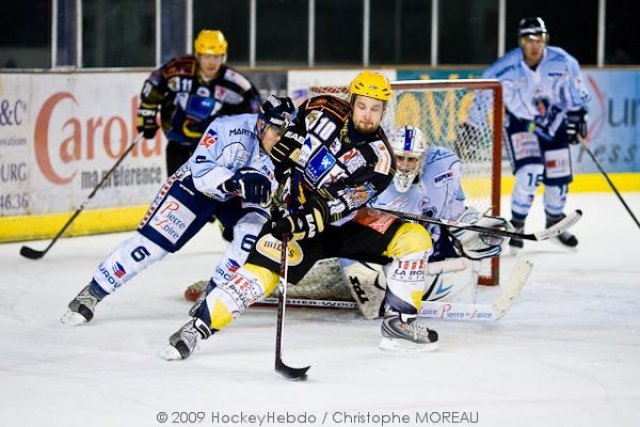 Photo hockey match Strasbourg  - Angers  le 02/01/2010