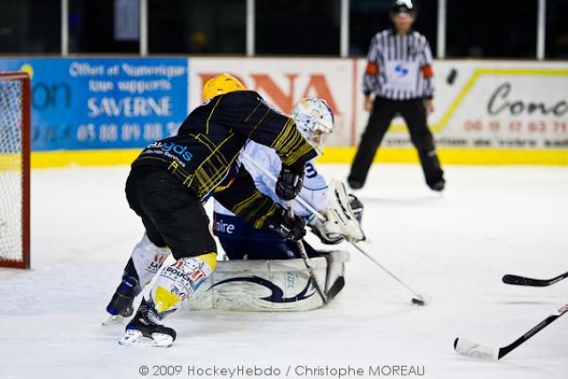 Photo hockey match Strasbourg  - Angers  le 02/01/2010