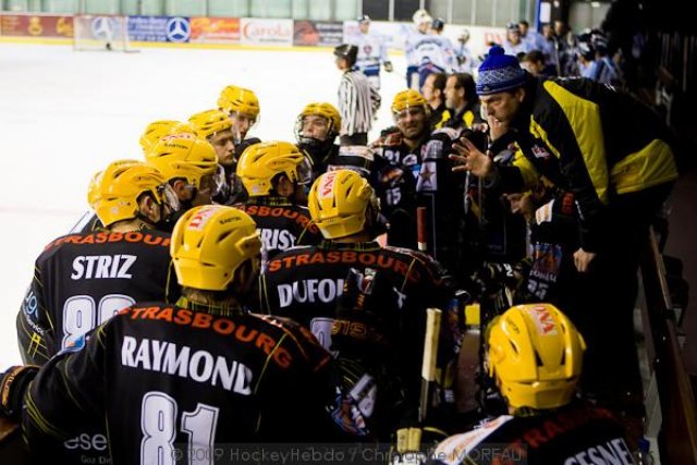 Photo hockey match Strasbourg  - Angers  le 02/01/2010