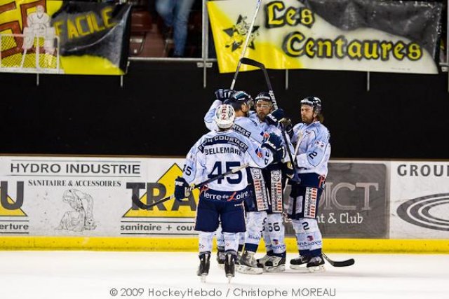 Photo hockey match Strasbourg  - Angers  le 02/01/2010