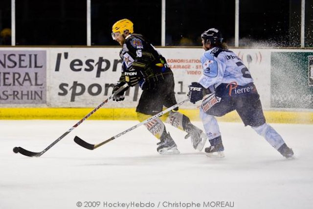 Photo hockey match Strasbourg  - Angers  le 02/01/2010