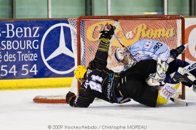 Photo hockey match Strasbourg  - Angers  le 02/01/2010