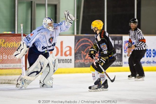Photo hockey match Strasbourg  - Angers  le 02/01/2010