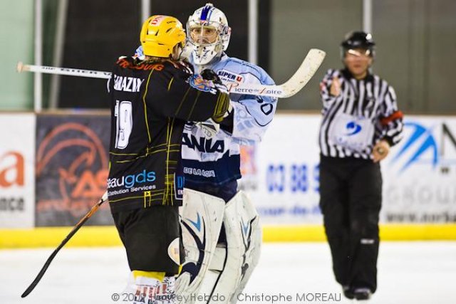 Photo hockey match Strasbourg  - Angers  le 02/01/2010