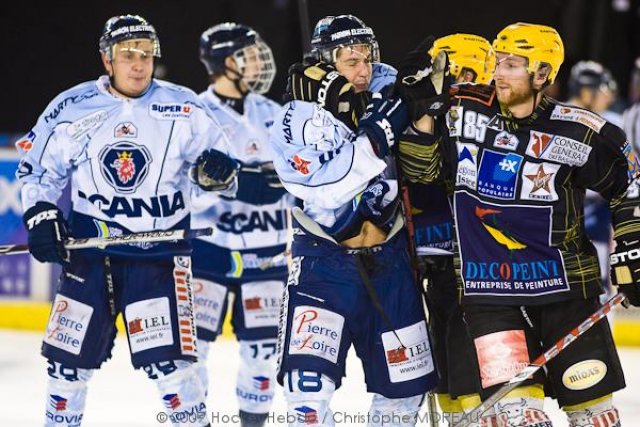 Photo hockey match Strasbourg  - Angers  le 02/01/2010