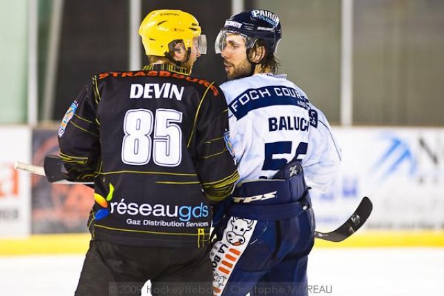 Photo hockey match Strasbourg  - Angers  le 02/01/2010