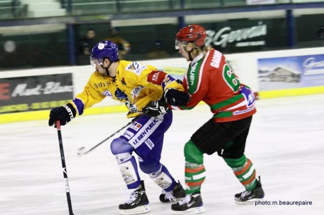 Photo hockey match Mont-Blanc - Dijon  le 02/01/2010