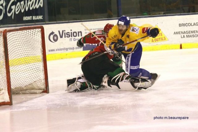 Photo hockey match Mont-Blanc - Dijon  le 02/01/2010